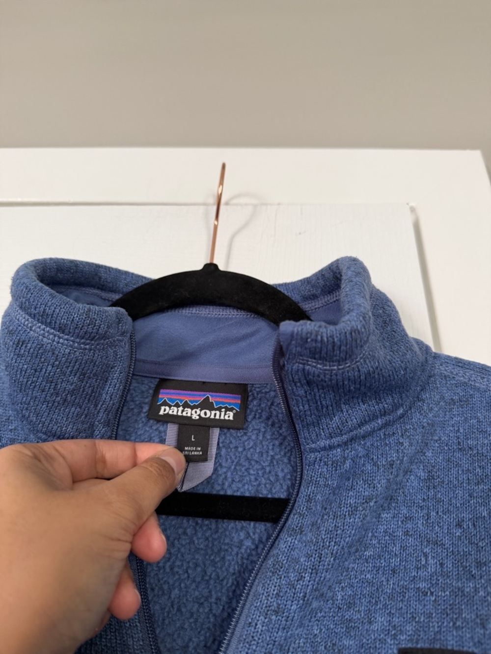 Patagonia Blue Full Zip Fleece Better Sweater - Picture 3 of 8